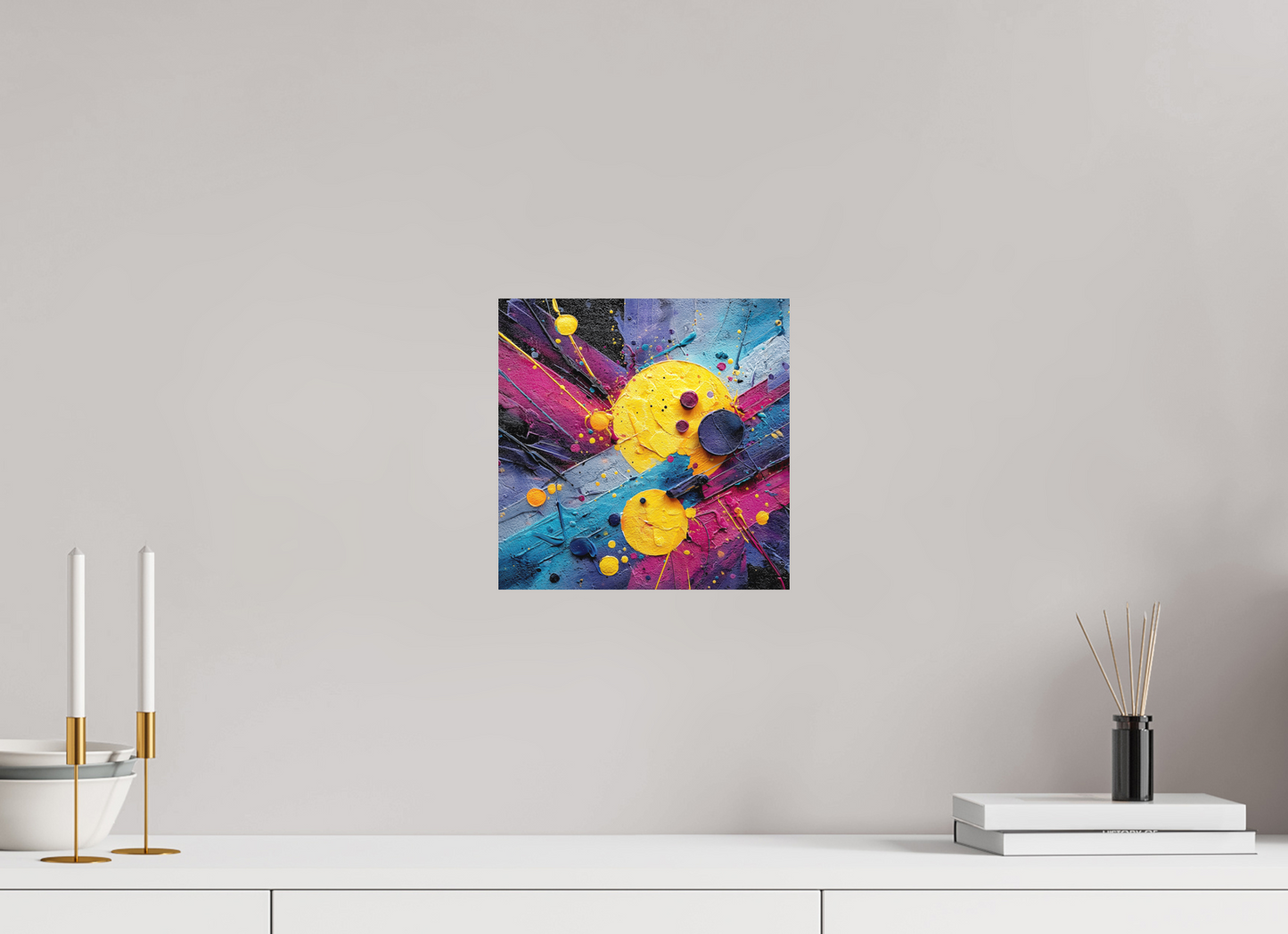 10 x 10″, Photo Print on Aluminum Backing Color Blast