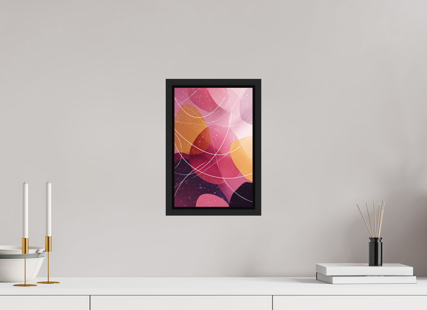 8 x 12.2″, Photo Print on Aluminum Backing with boarder Lava Lamp