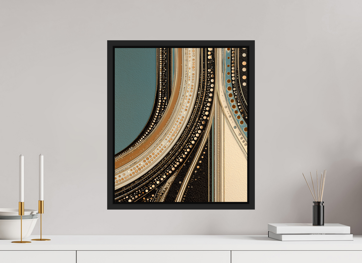 16 x 18.5″, Fine Art Print on Aluminum Dibond with Boarder Flow