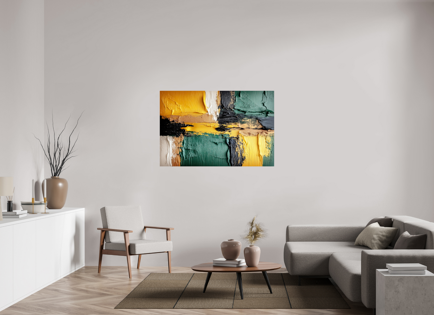 54.5 x 36″, Fine Art Print On Aluminum Dibond Lux Camo