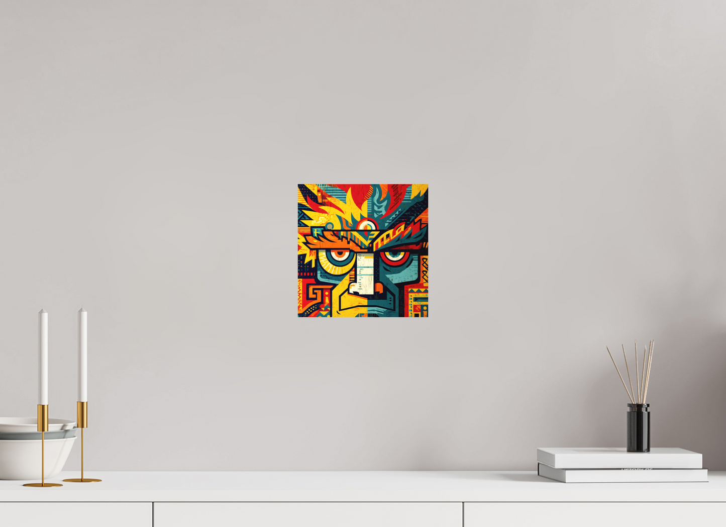 8 x 8.1″, Photo Print on Aluminum Backing Urban Tribal 2