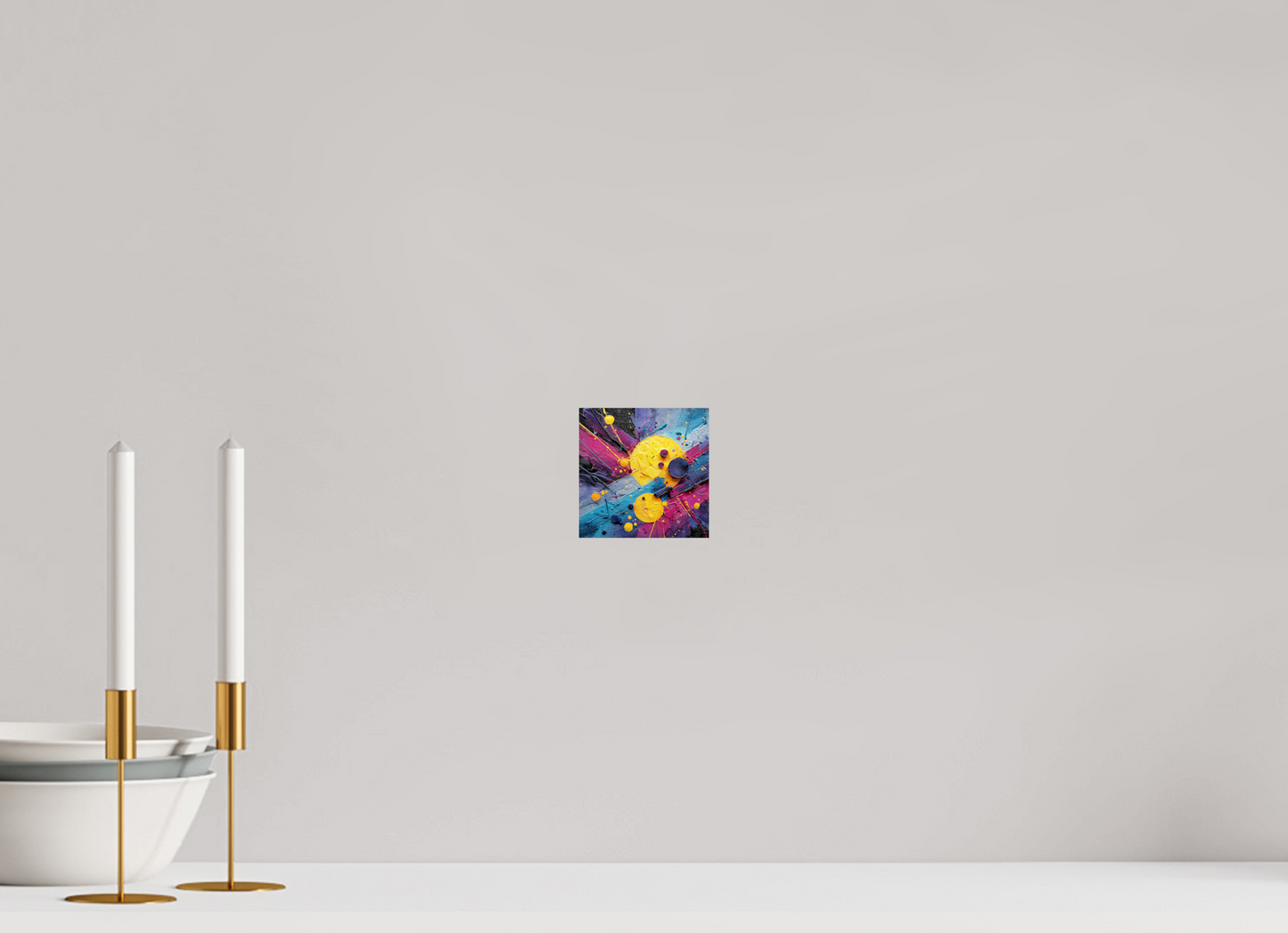 4 x 4″, Fine Art Print On Aluminum Dibond Color Blast