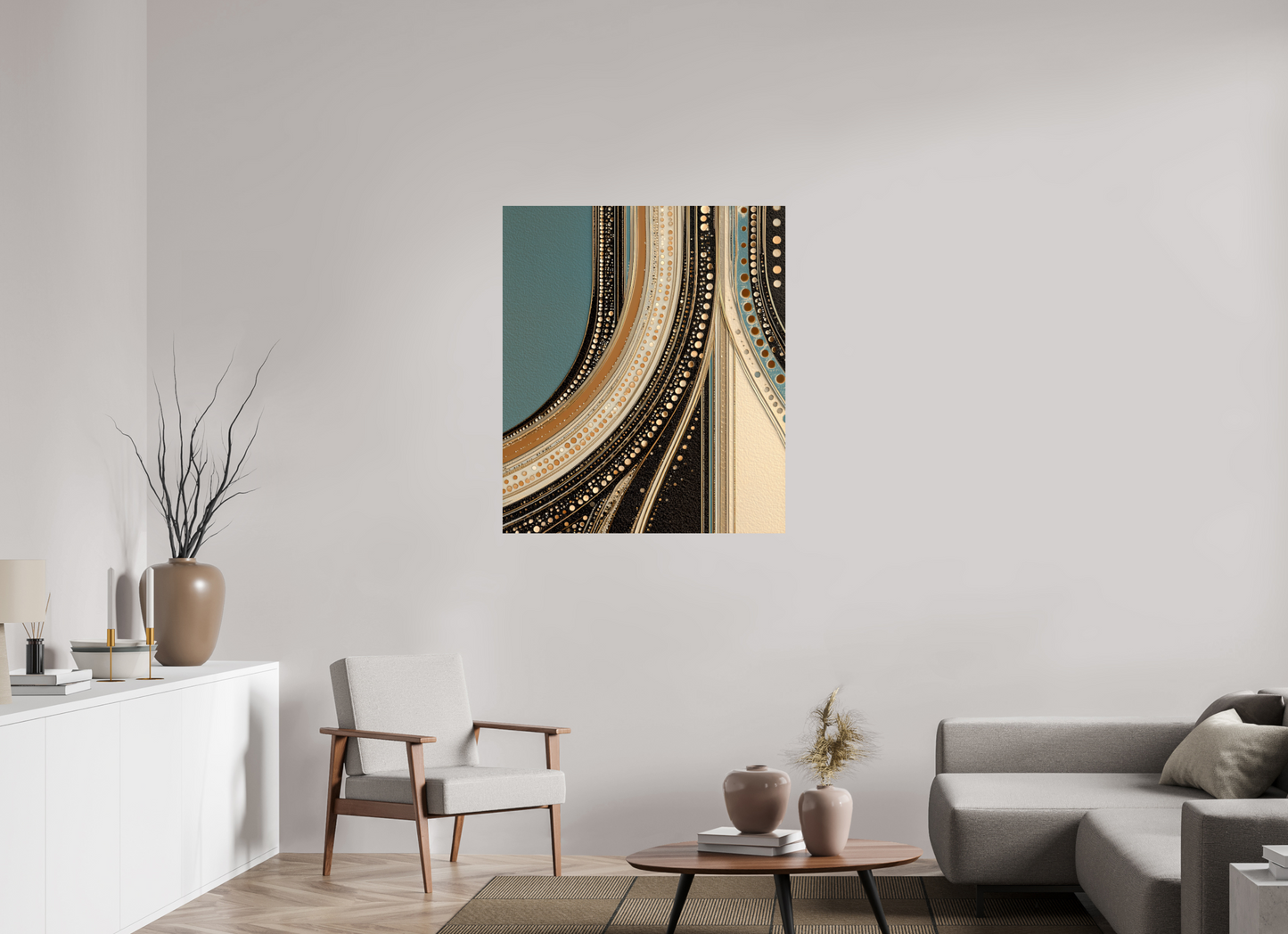 36 x 41.7″, Fine Art Print On Aluminum Dibond Flow