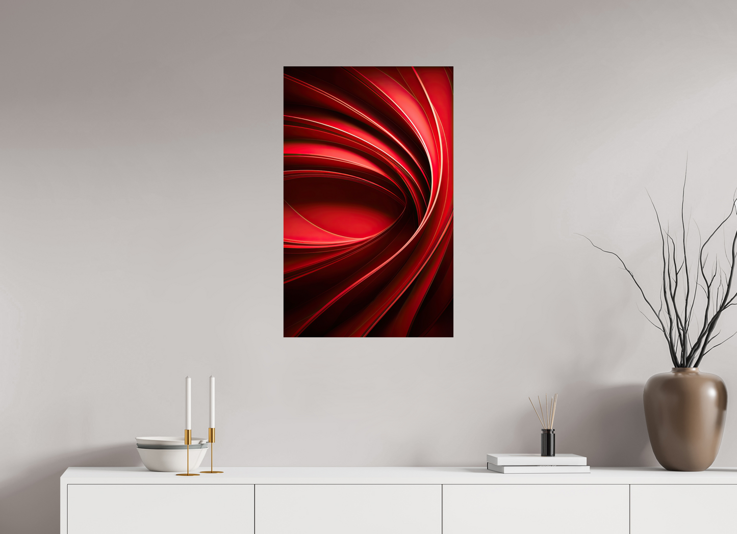 20 x 31.9″, Fine Art Print On Aluminum Dibond Red Eye