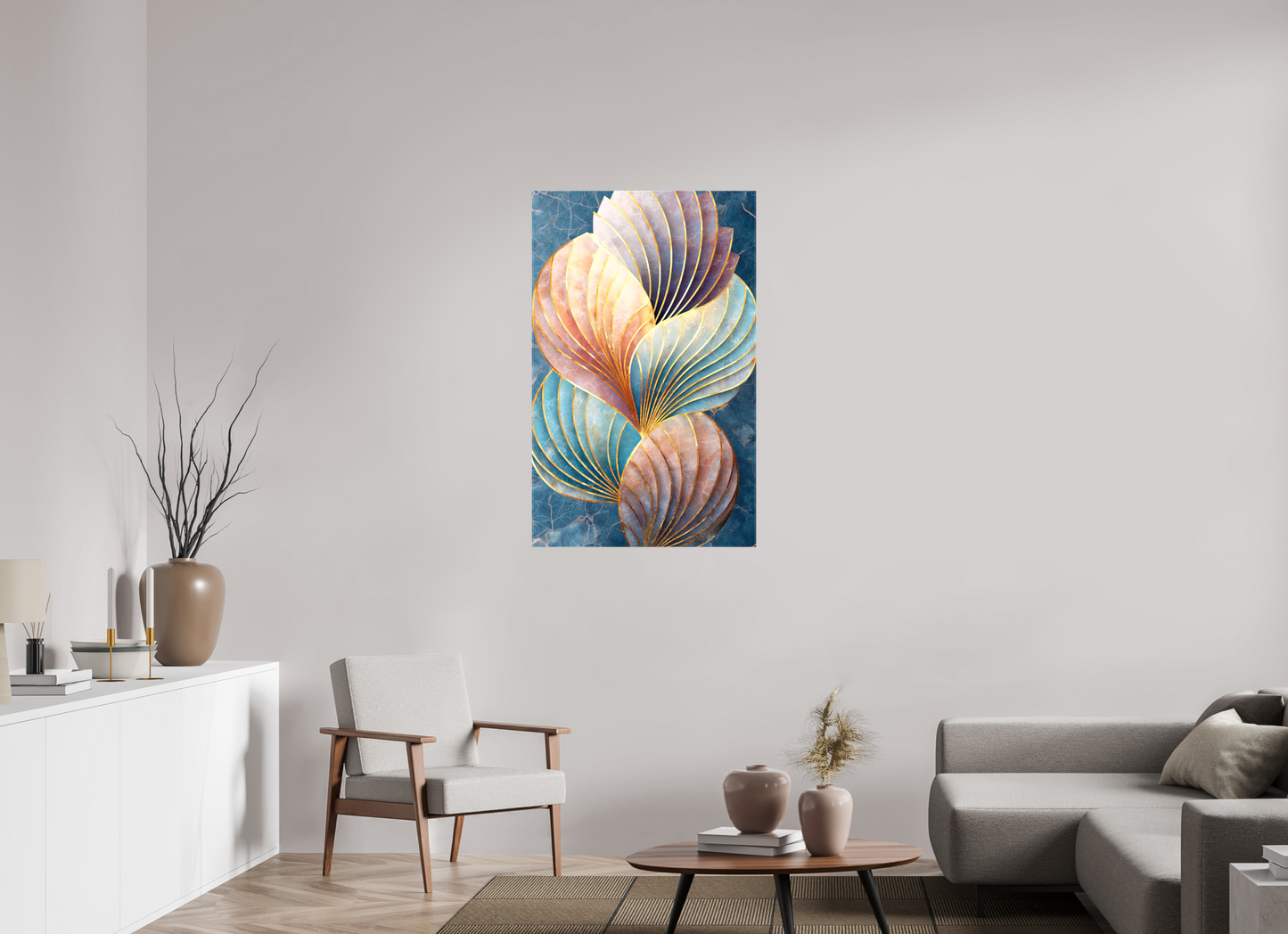 28 x 44.7″, Glossy Canvas Shells