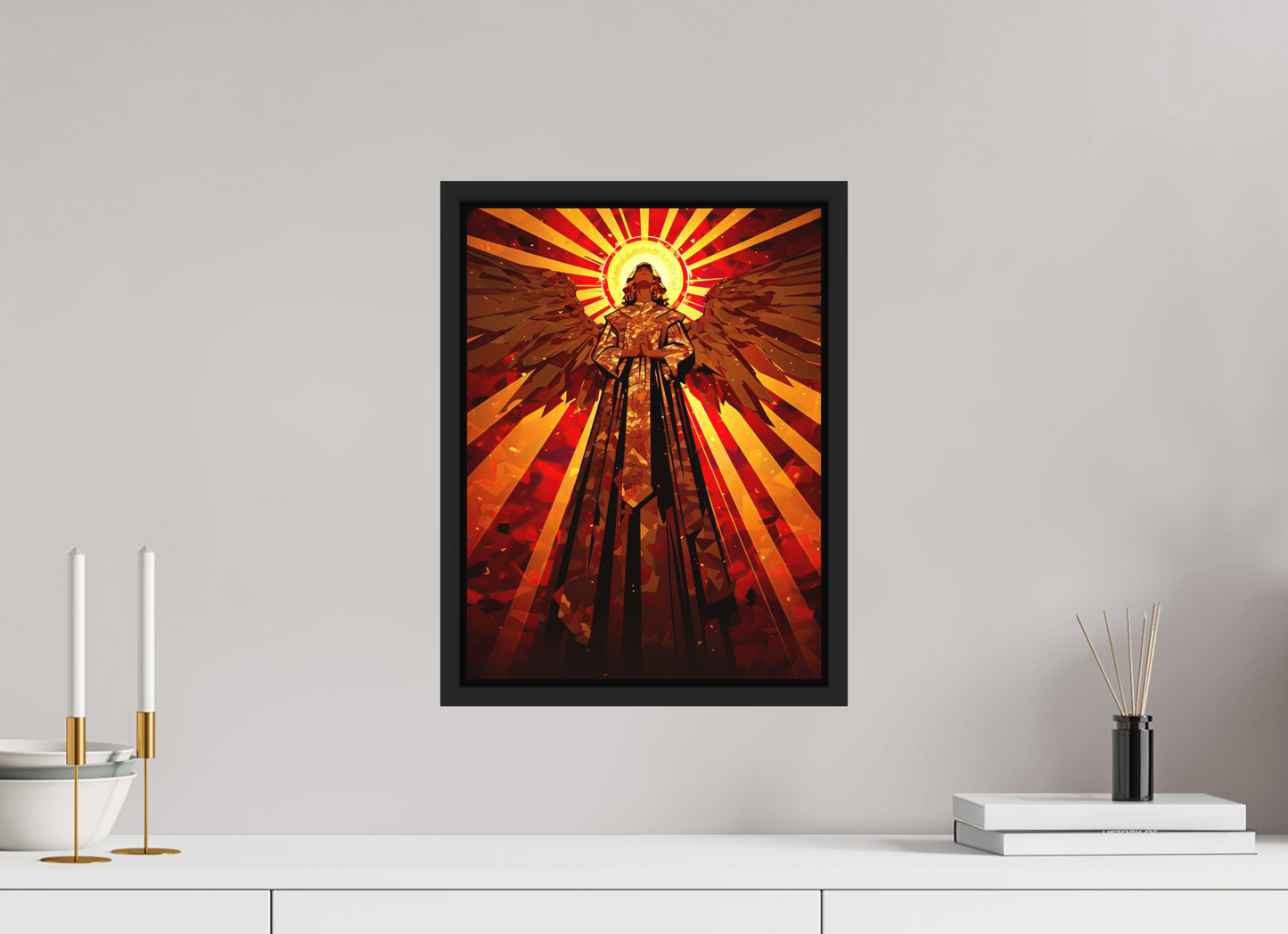 12 x 16″, Photo Print on Aluminum Backing with boarder Angel