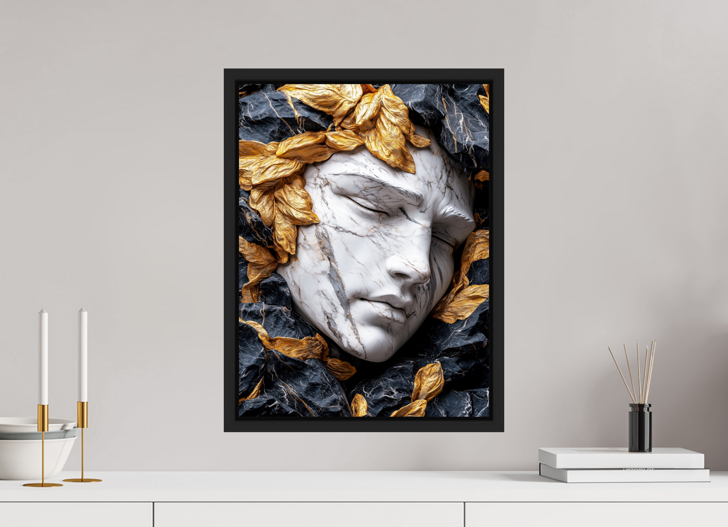 15 x 20″, Fine Art Print on Aluminum Dibond with Boarder Marble Face