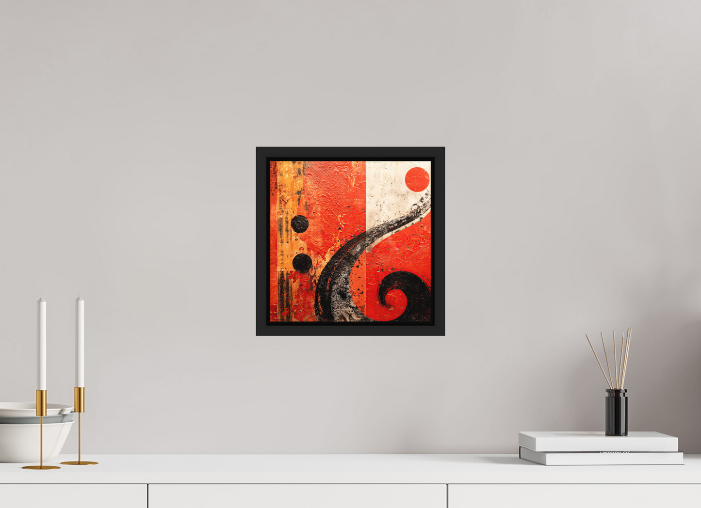 10 x 10″, Photo Print on Aluminum Backing with boarder Abstract Musical Note