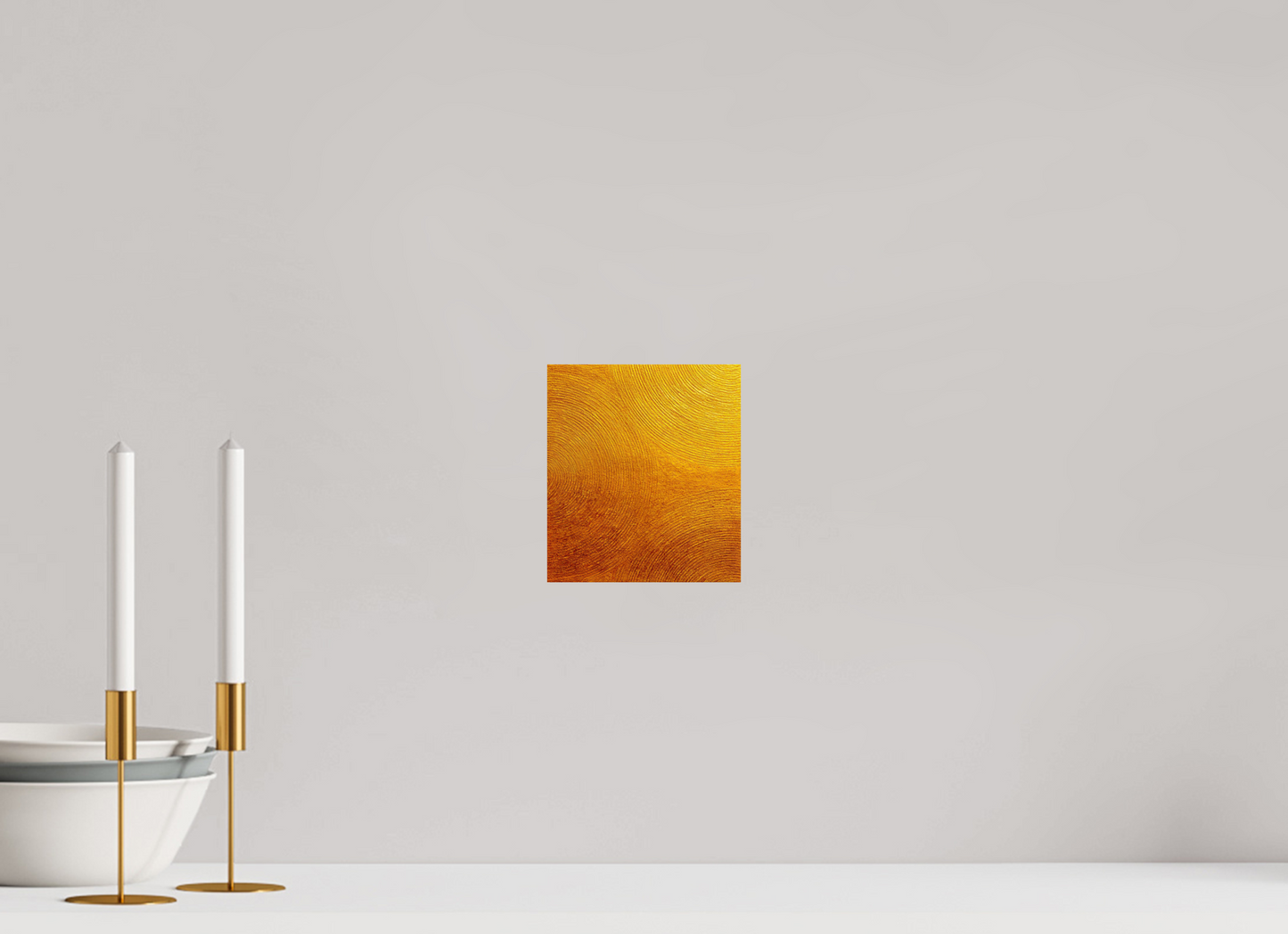 6 x 6.7″, Fine Art Print On Aluminum Dibond Desert Circles