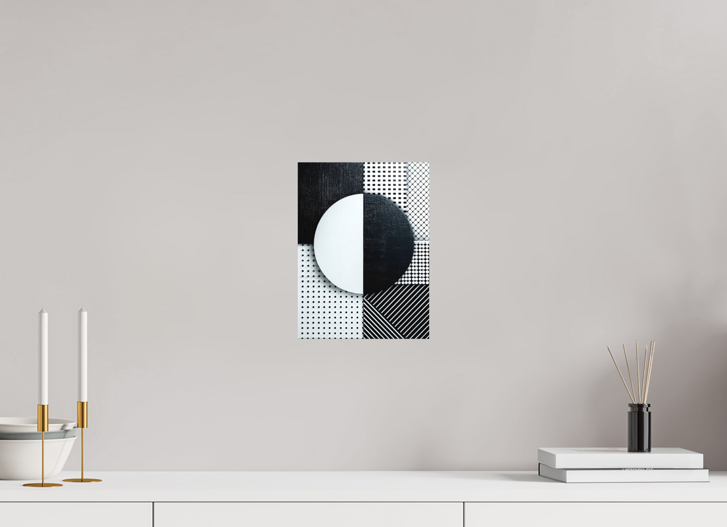 8 x 10.7″, Photo Print on Aluminum Backing Black & White 3