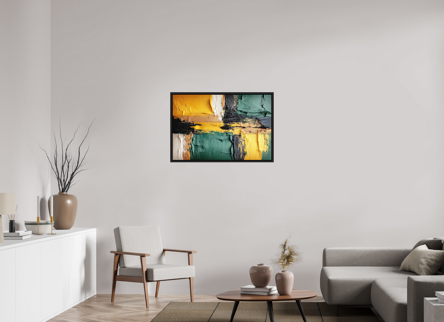 36.3 x 24″, Photo Print on Aluminum Backing with boarder Lux Camo