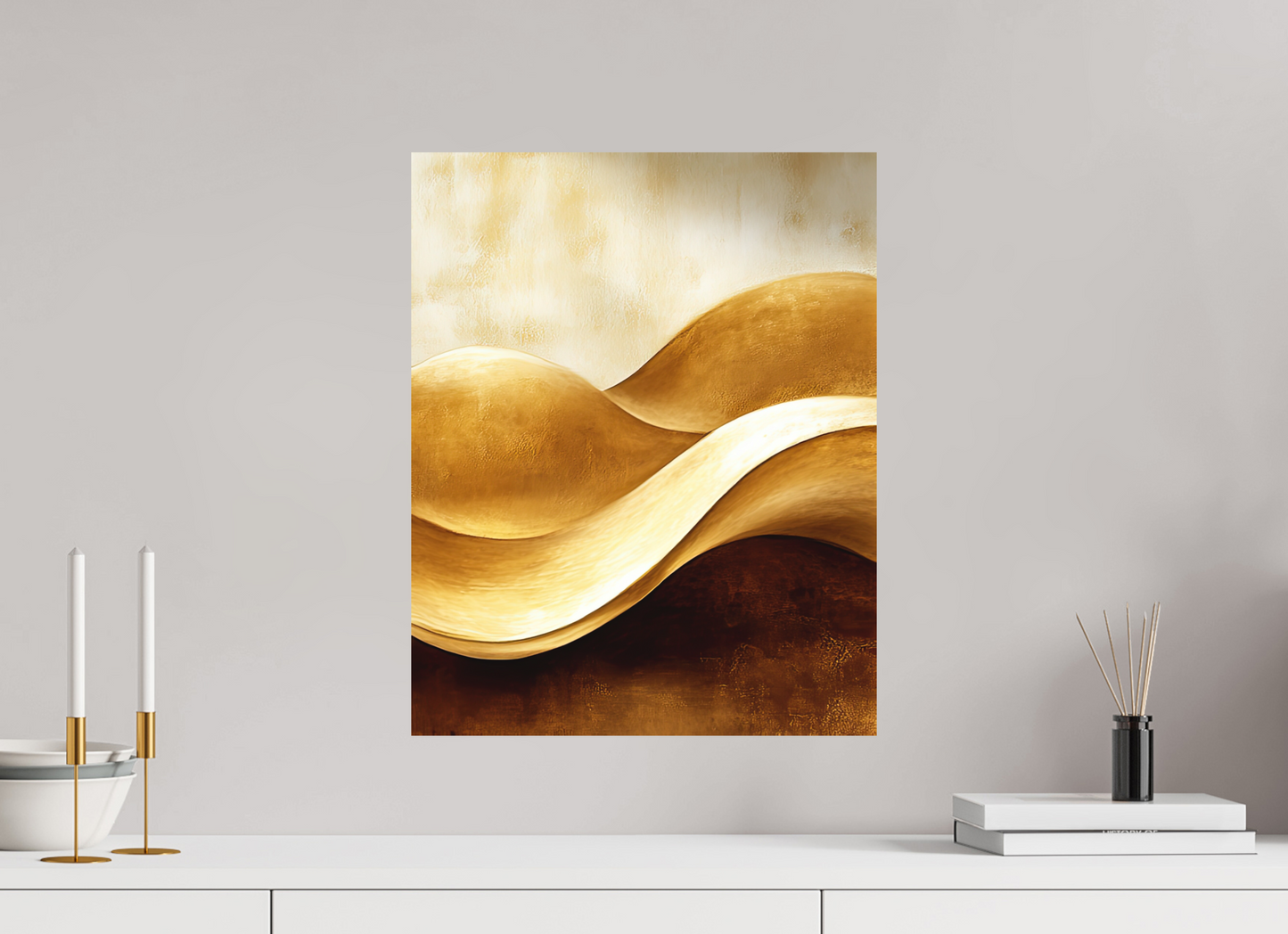 16 x 20″, Photo Print on Aluminum Backing Gold Dunes