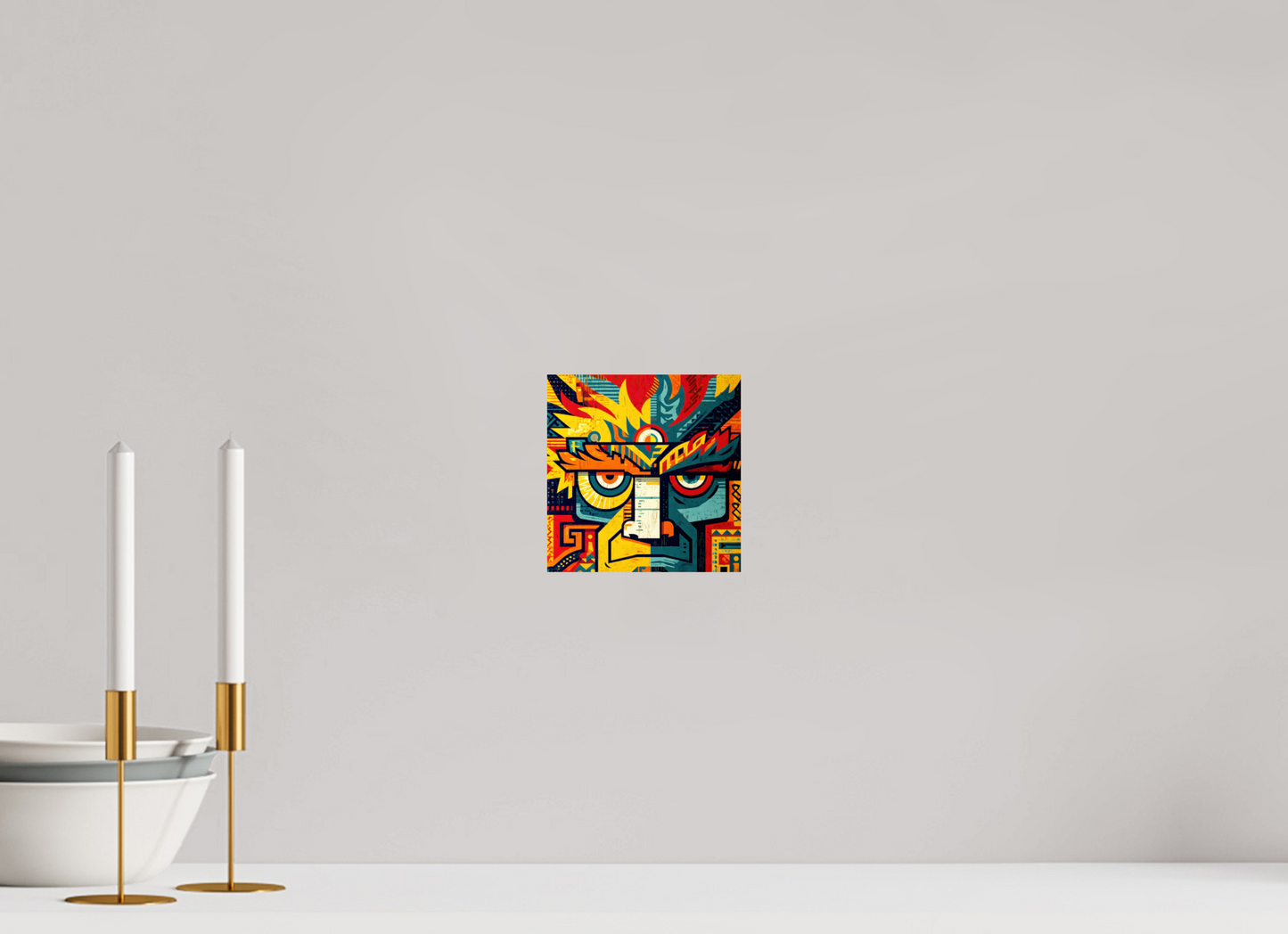 6 x 6.1″, Fine Art Print On Aluminum Dibond Urban Tribal 2