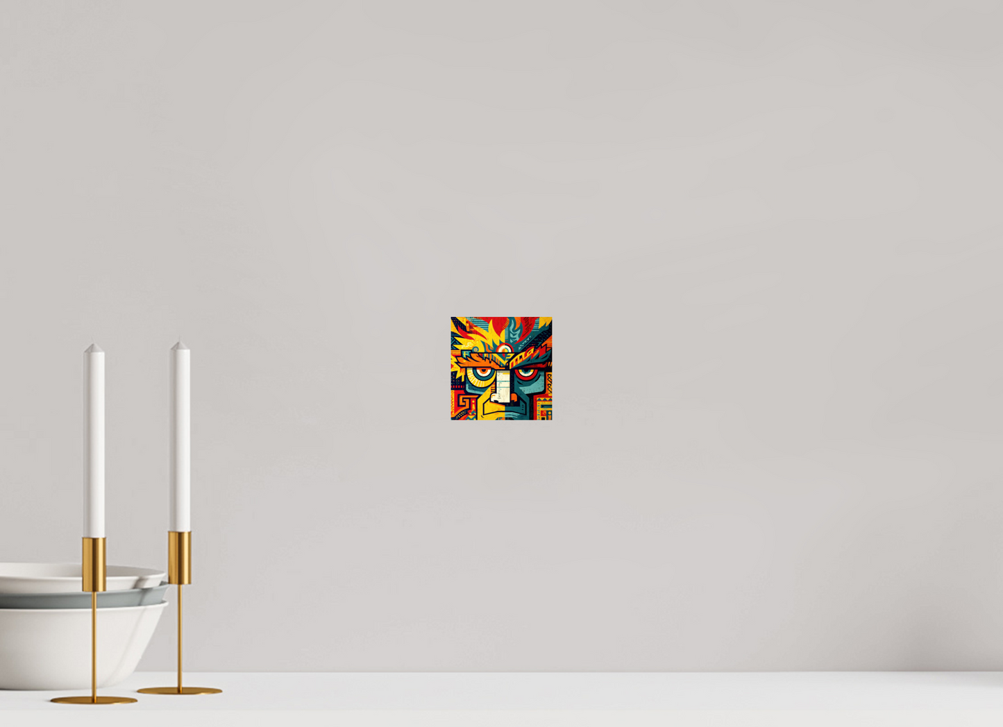 4 x 4.1″, Fine Art Print On Aluminum Dibond Urban Tribal 2