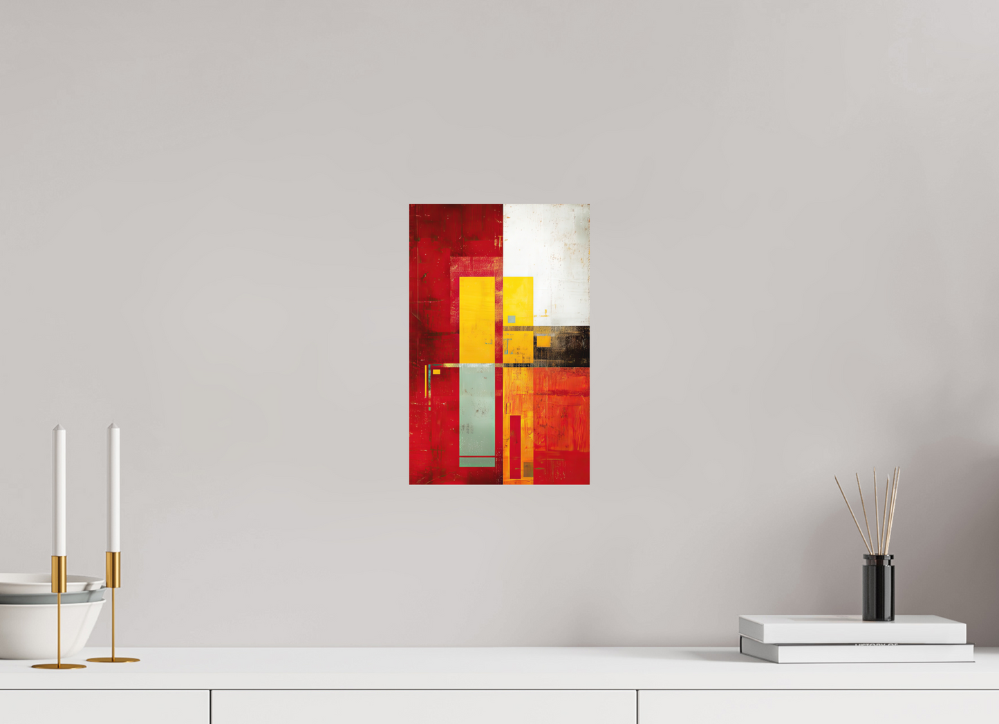 8 x 12.4″, Photo Print on Aluminum Backing Modern Rectangle