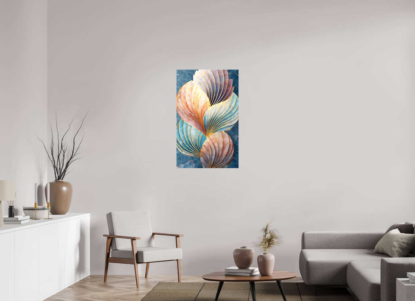 24 x 38.3″, Glossy Canvas Shells