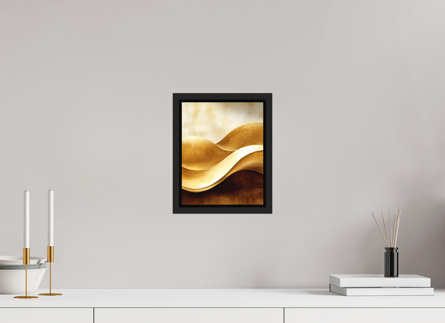 8 x 10″, Photo Print on Aluminum Backing with boarder Gold Dunes