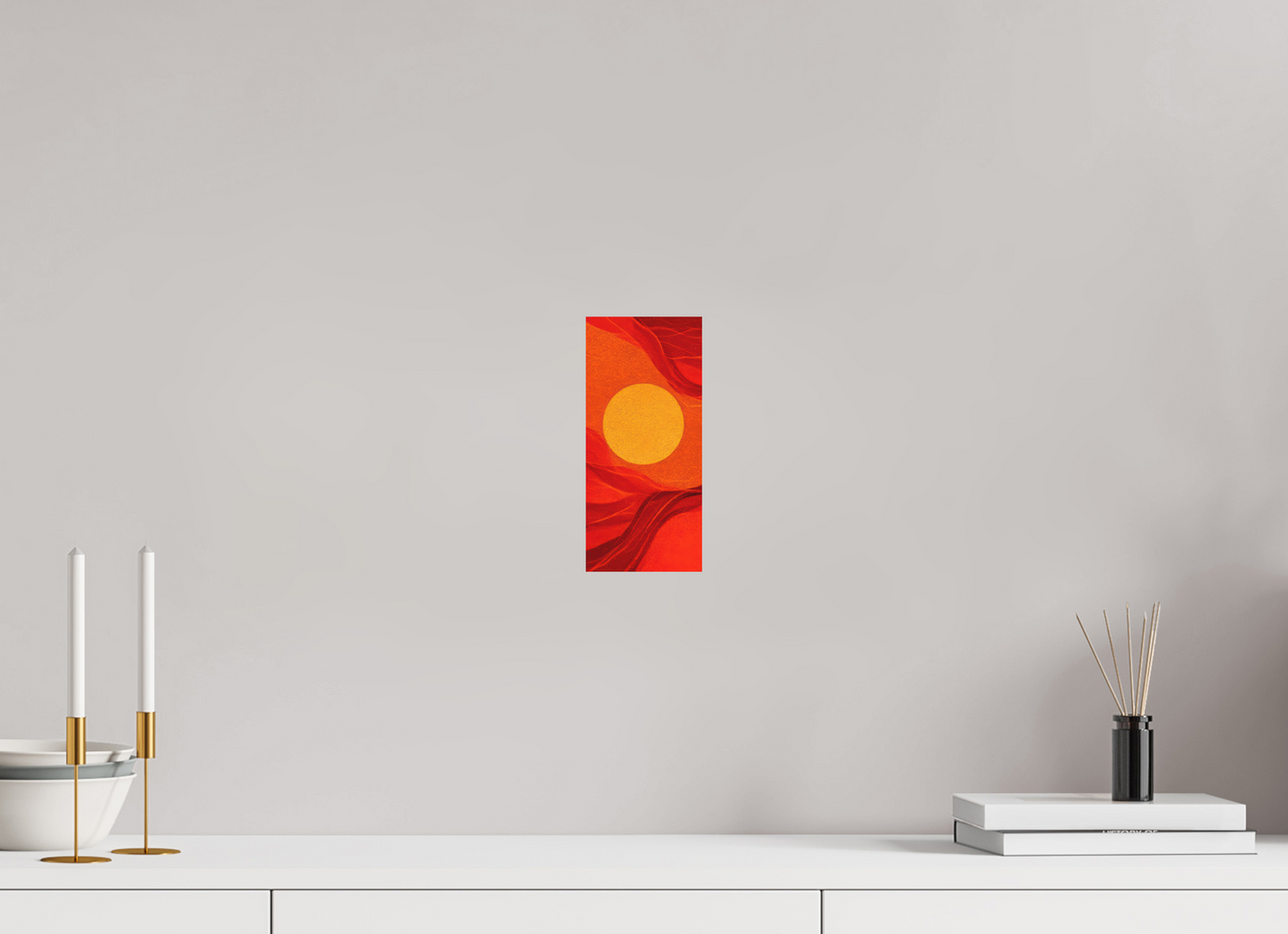 4 x 8.8″, Photo Print on Aluminum Backing Abstract Desert Eye