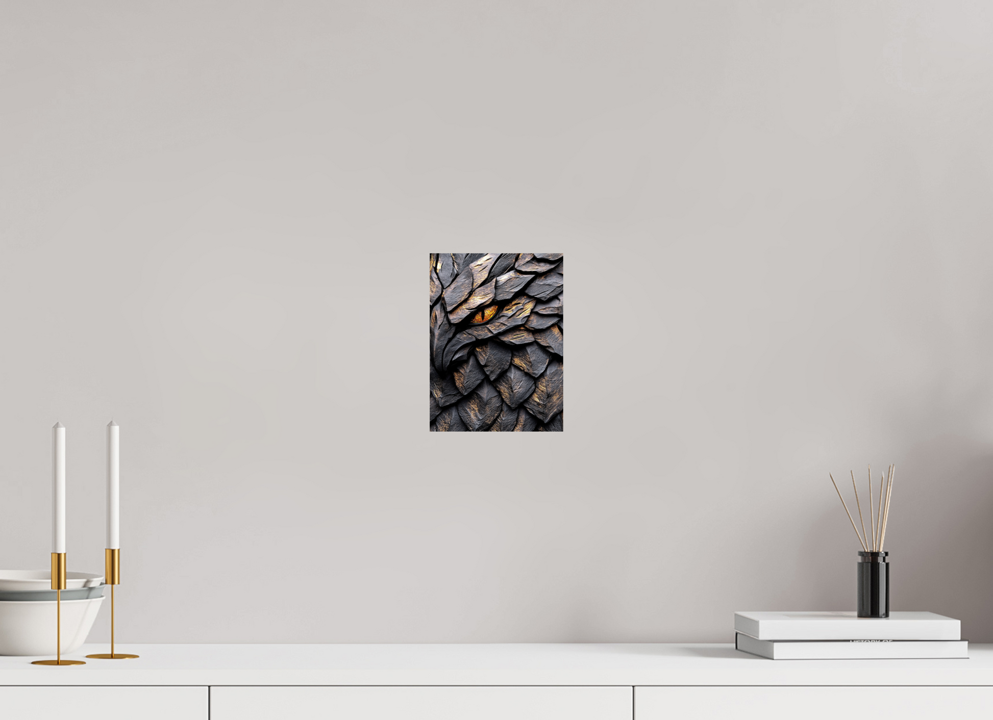 6 x 8″, Fine Art Print On Aluminum Dibond Wooden Eagle