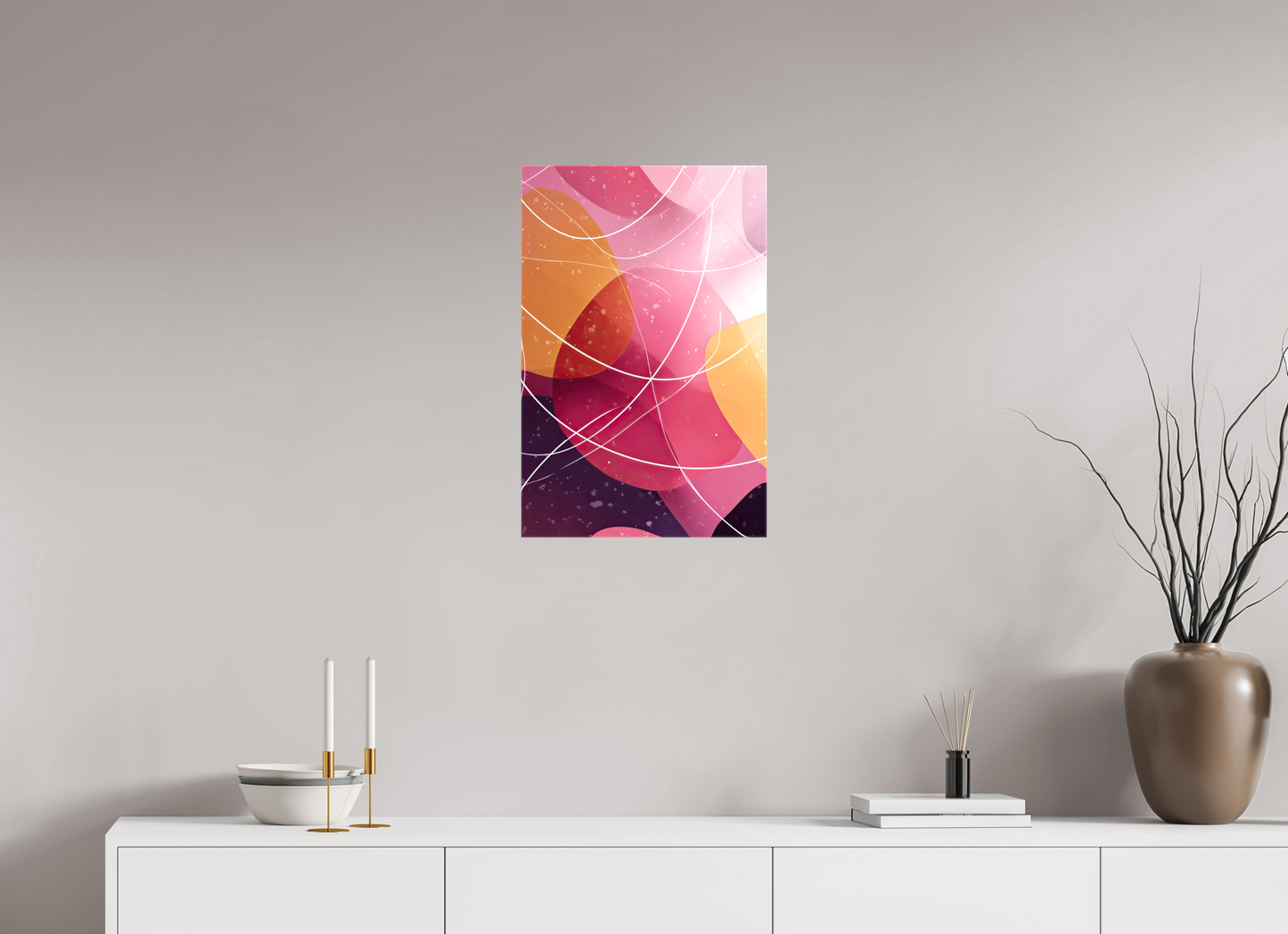 16 x 24.4″, Glossy Canvas Lava Lamp