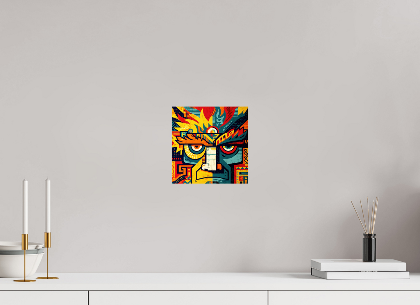 8 x 8.1″, Fine Art Print On Aluminum Dibond Urban Tribal 2