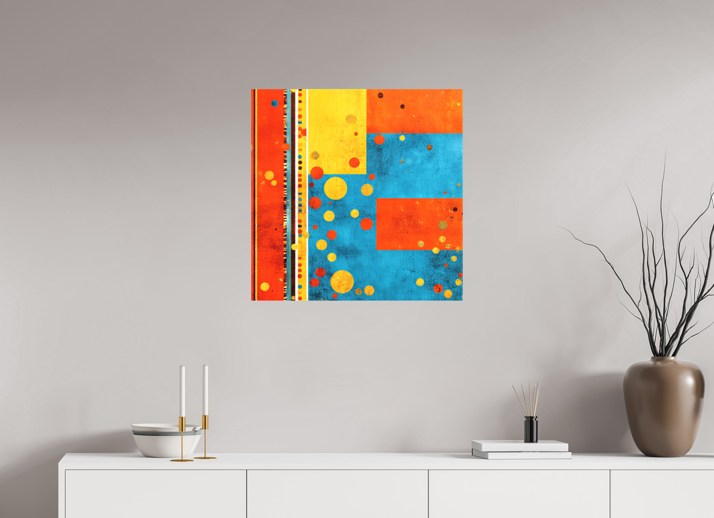 25 x 25″, Textile on Canvas Play Mat