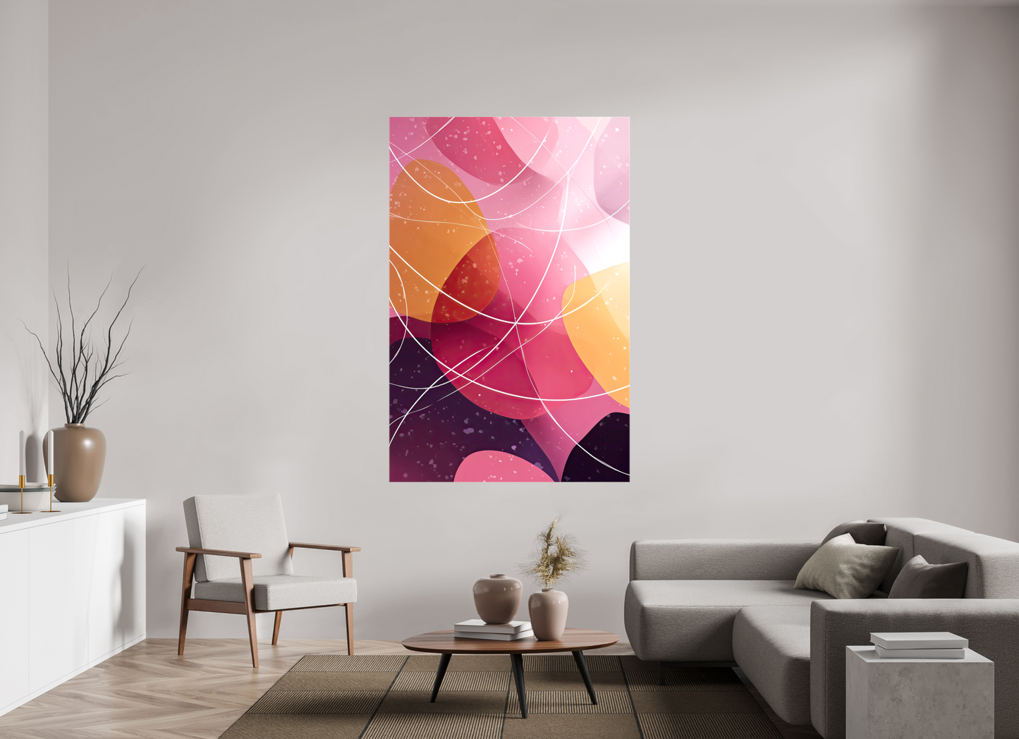 47 x 71.5″, Glossy Canvas Lava Lamp