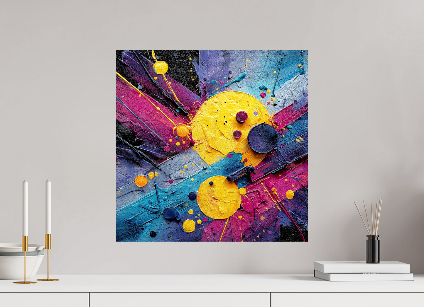 20 x 20″, Fine Art Print On Aluminum Dibond Color Blast