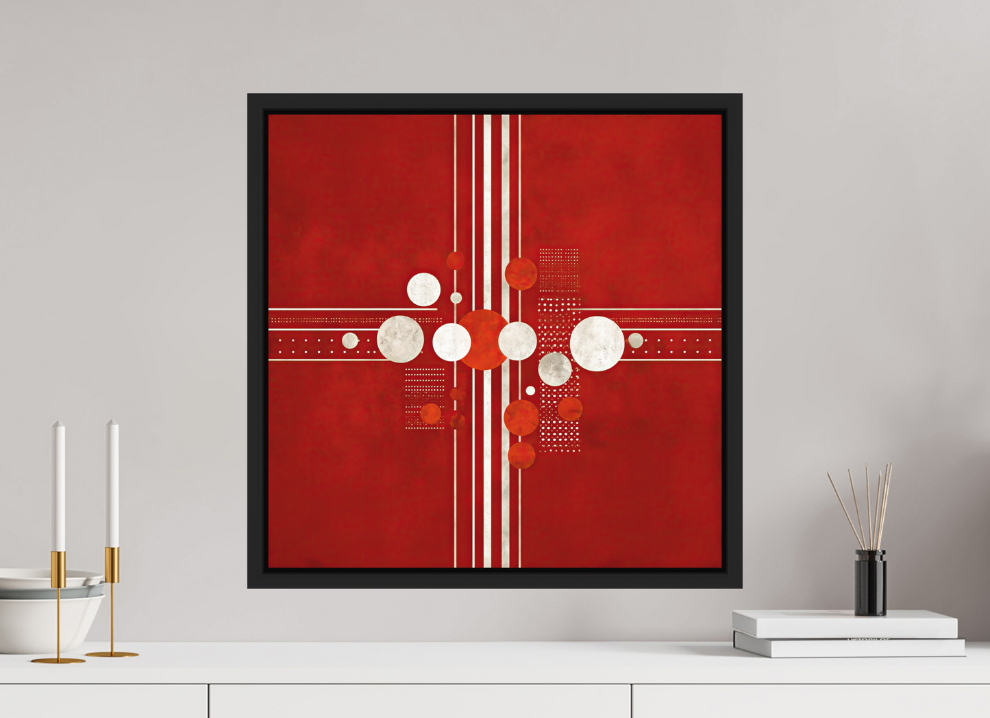 20 x 20″, Photo Print on Aluminum Backing with boarder White Line 2