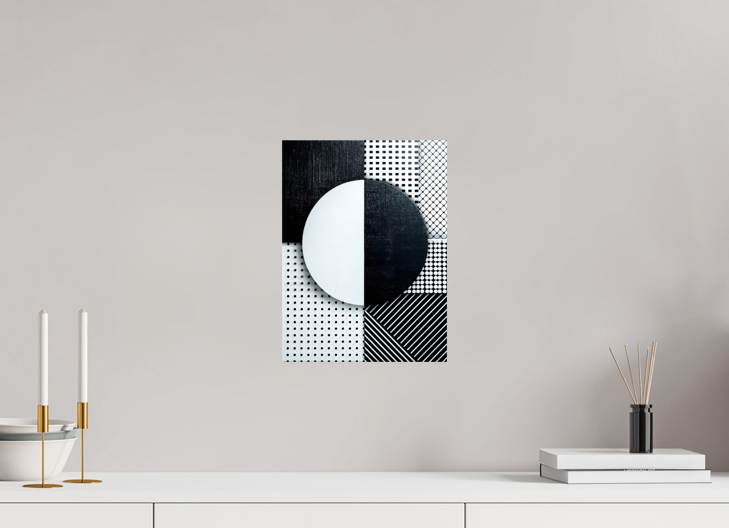 10 x 13.5″, Fine Art Print On Aluminum Dibond Black & White 3