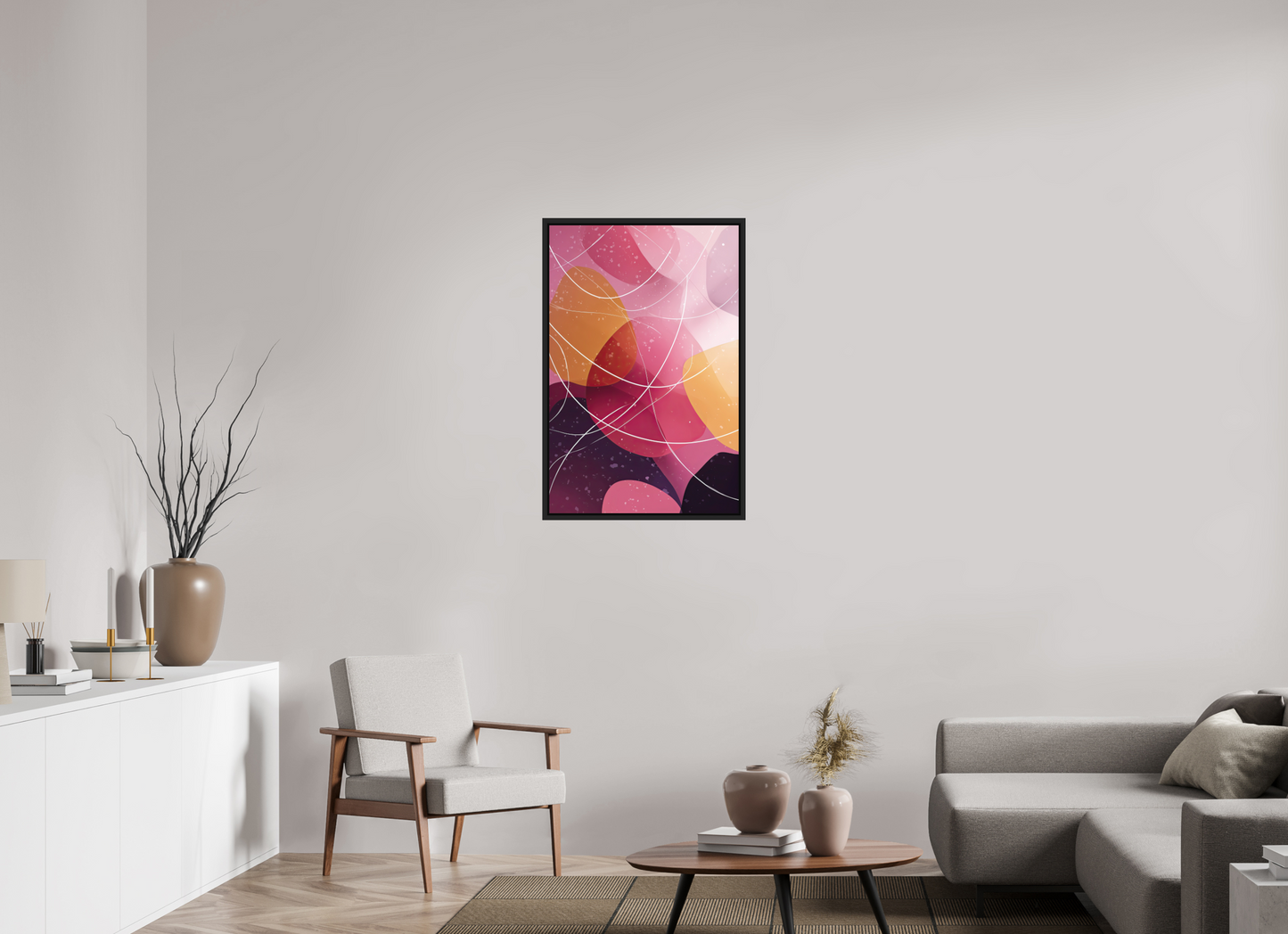 24 x 36.5″, Photo Print on Aluminum Backing with boarder Lava Lamp