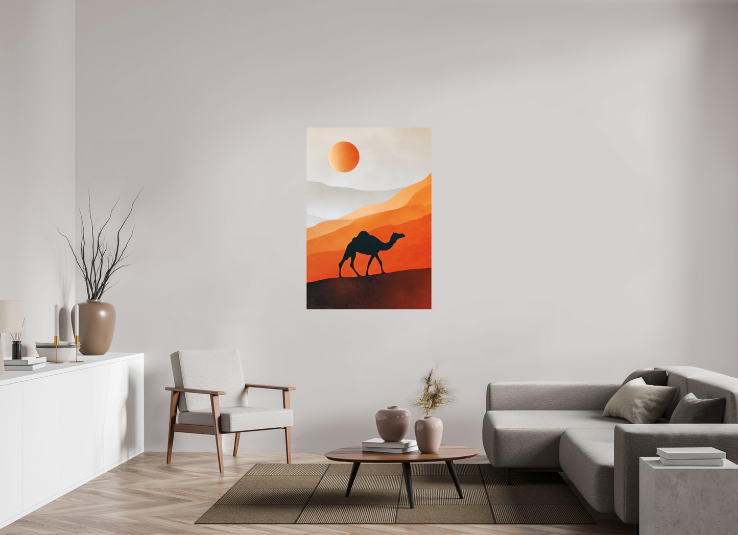 35 x 51″, Photo Print on Aluminum Backing Camel