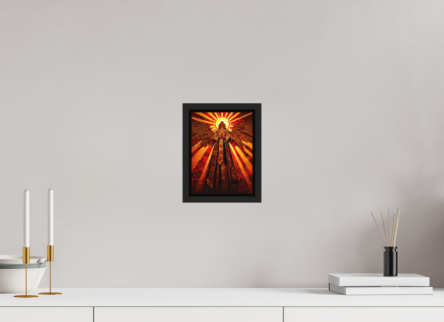 6 x 8″, Photo Print on Aluminum Backing with boarder Angel