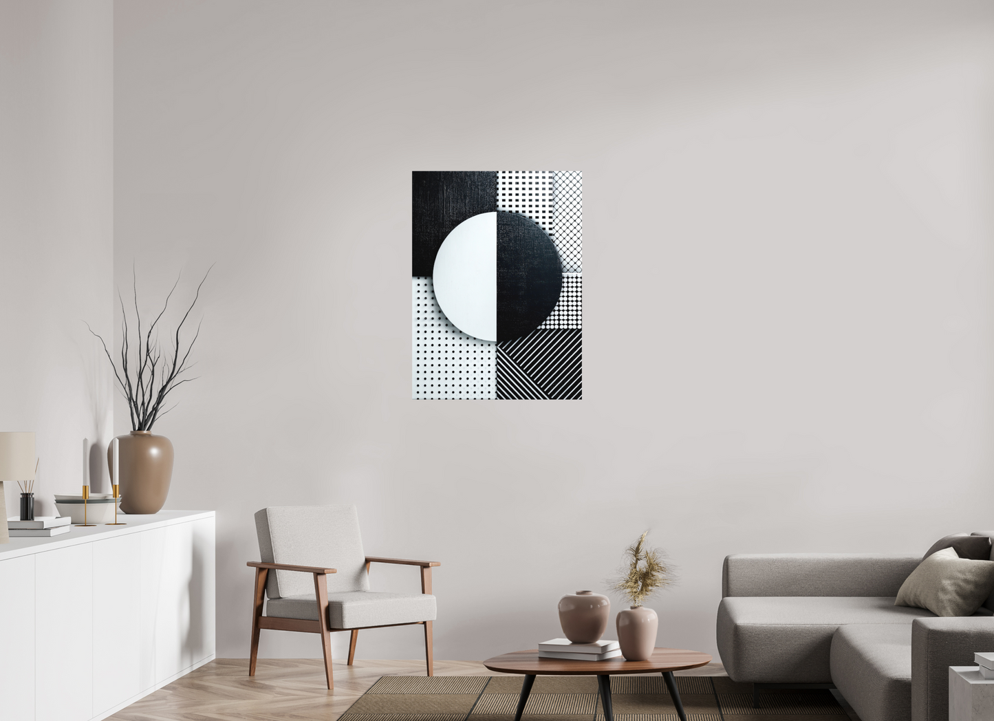 28 x 37.7″, Photo Print on Aluminum Backing Black & White 3