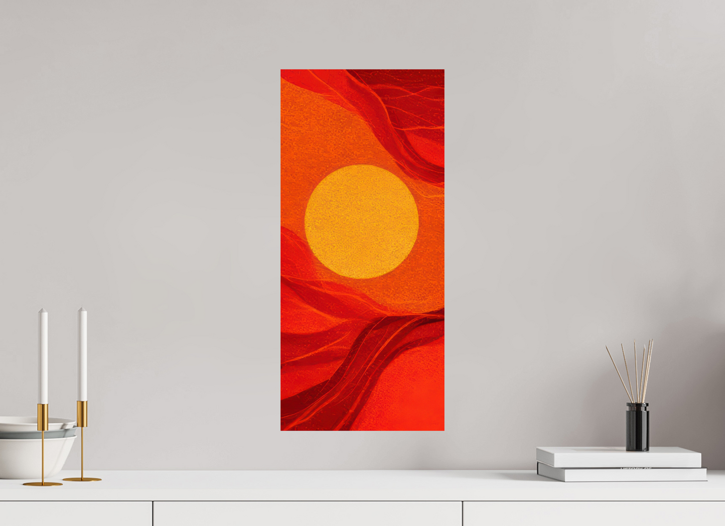 10 x 22″, Fine Art Print On Aluminum Dibond Abstract Desert Eye