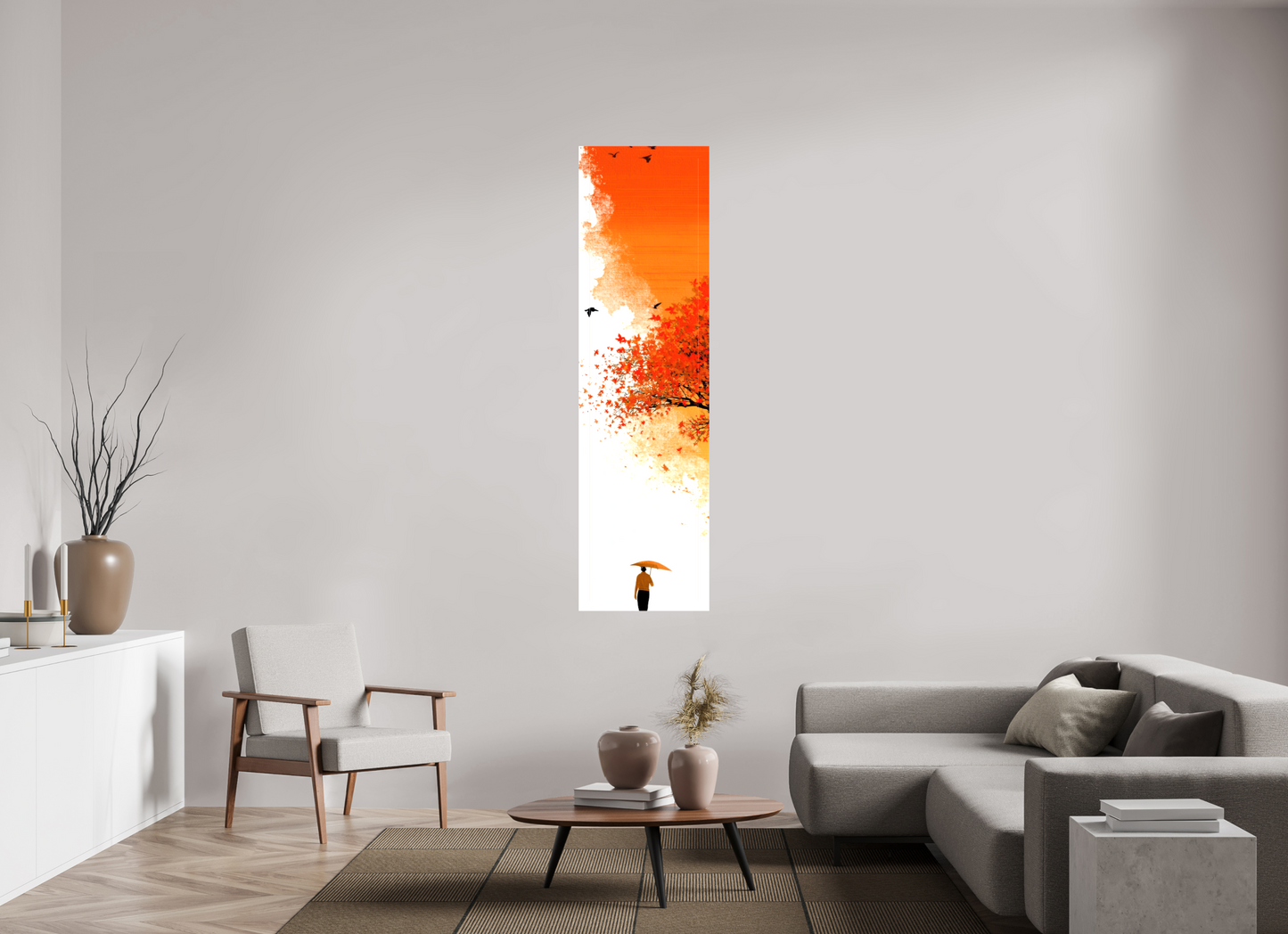 20 x 72″, Glossy Canvas Autumn Walk