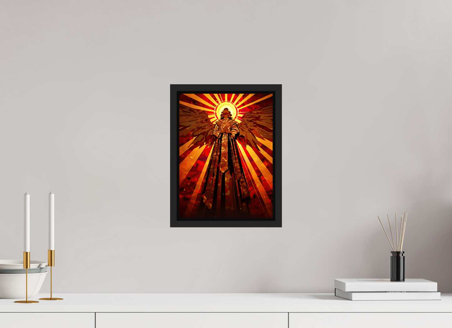 9 x 12″, Fine Art Print on Aluminum Dibond with Boarder Angel