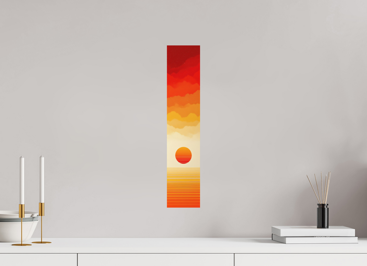 4 x 19.7″, Photo Print on Aluminum Backing Desert Mirage