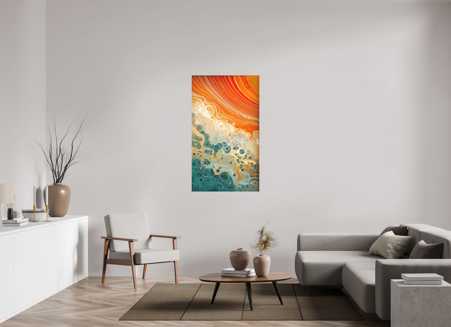 31 x 53.3″, Photo Print on Aluminum Backing Abstract Desert Beach