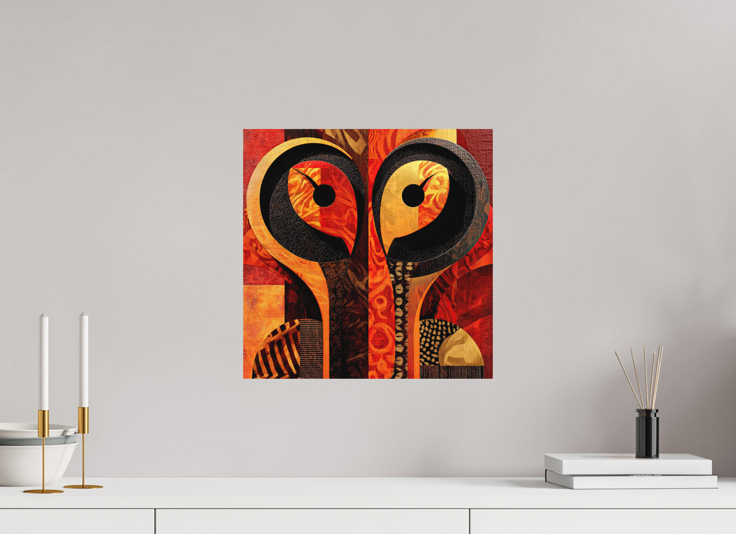 15 x 15″, Photo Print on Aluminum Backing Abstract Cutout 3