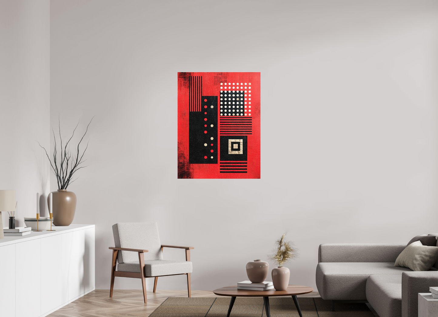 31 x 40″, Photo Print on Aluminum Backing Abstract Barcode 2