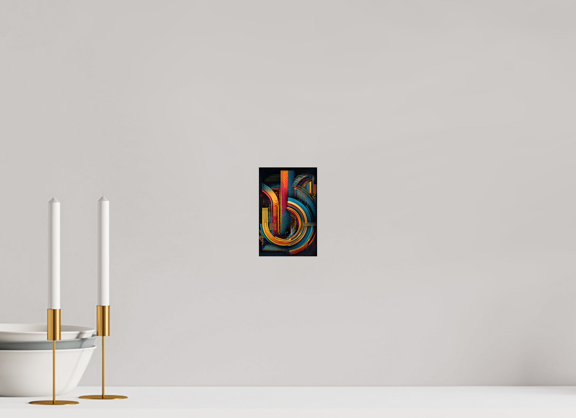 4 x 6.1″, Fine Art Print On Aluminum Dibond Abstract Jazz