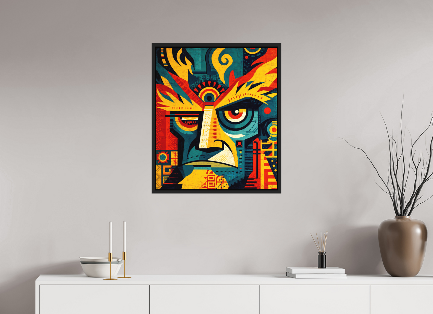24 x 28.1″, Photo Print on Aluminum Backing with boarder Urban Tribal