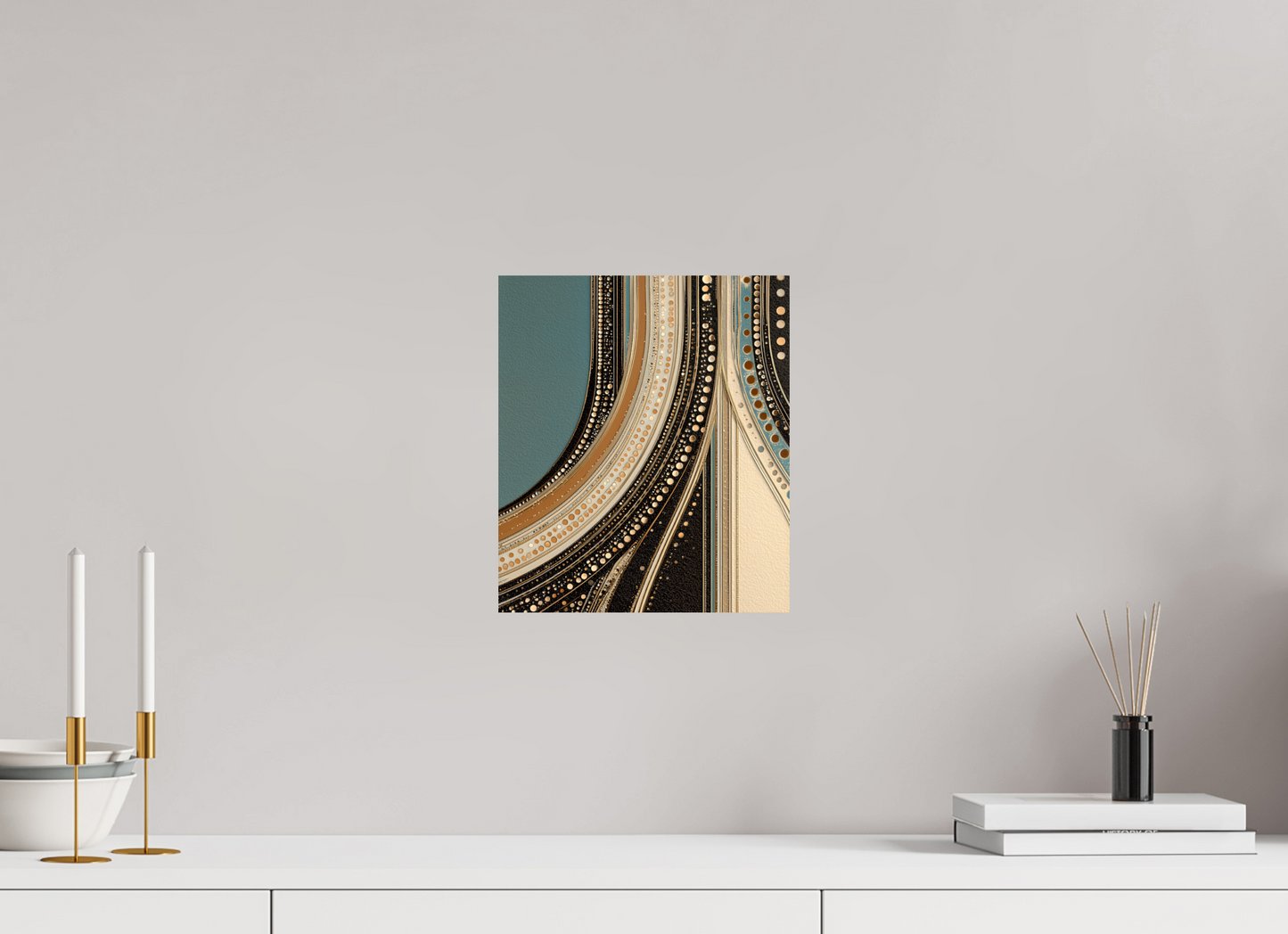 10 x 11.6″, Fine Art Print On Aluminum Dibond Flow