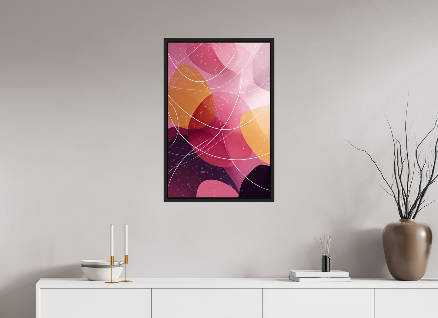 20 x 30.4″, Fine Art Print on Aluminum Dibond with Boarder Lava Lamp