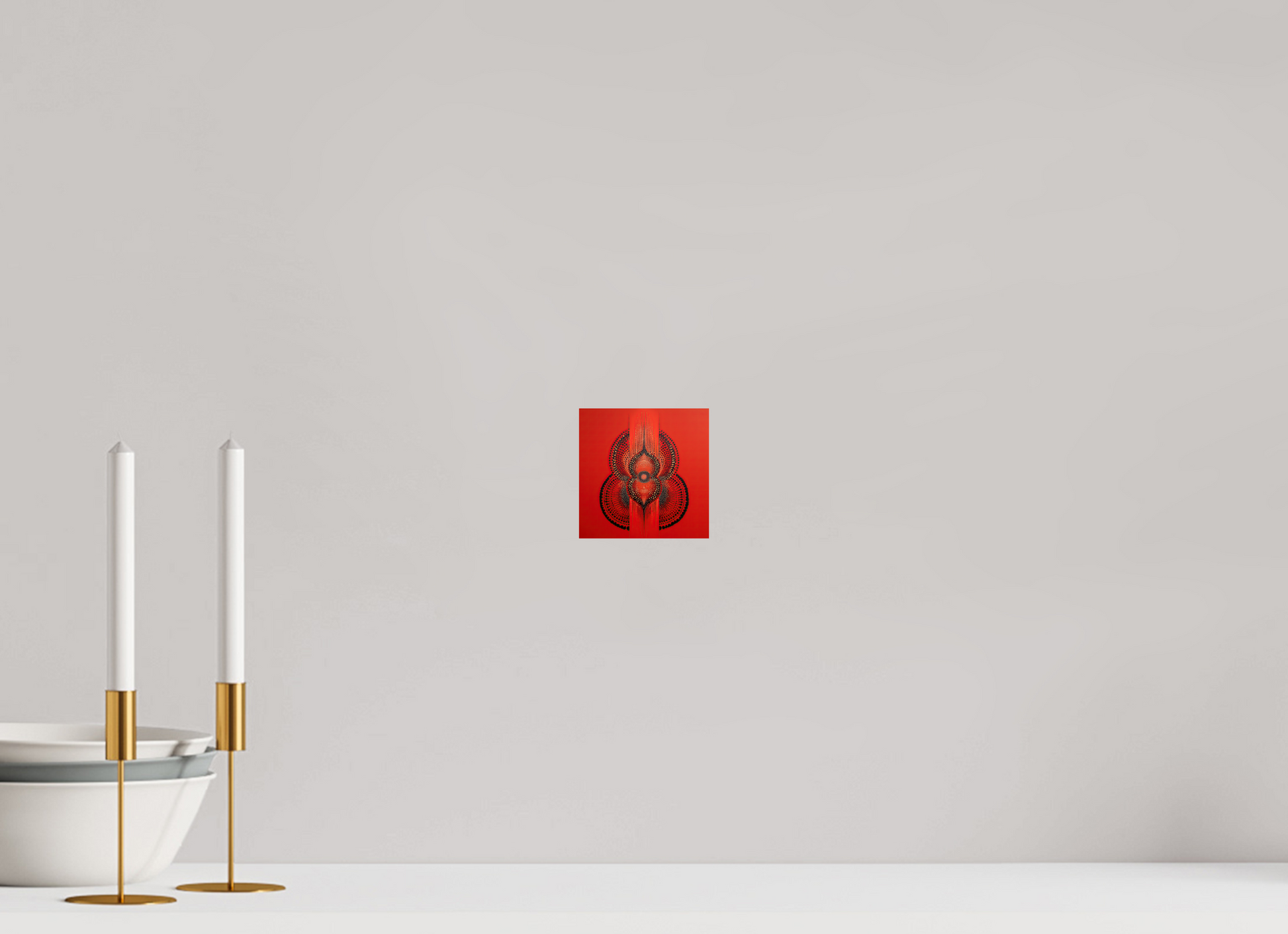 4 x 4″, Fine Art Print On Aluminum Dibond Abstract Gourd