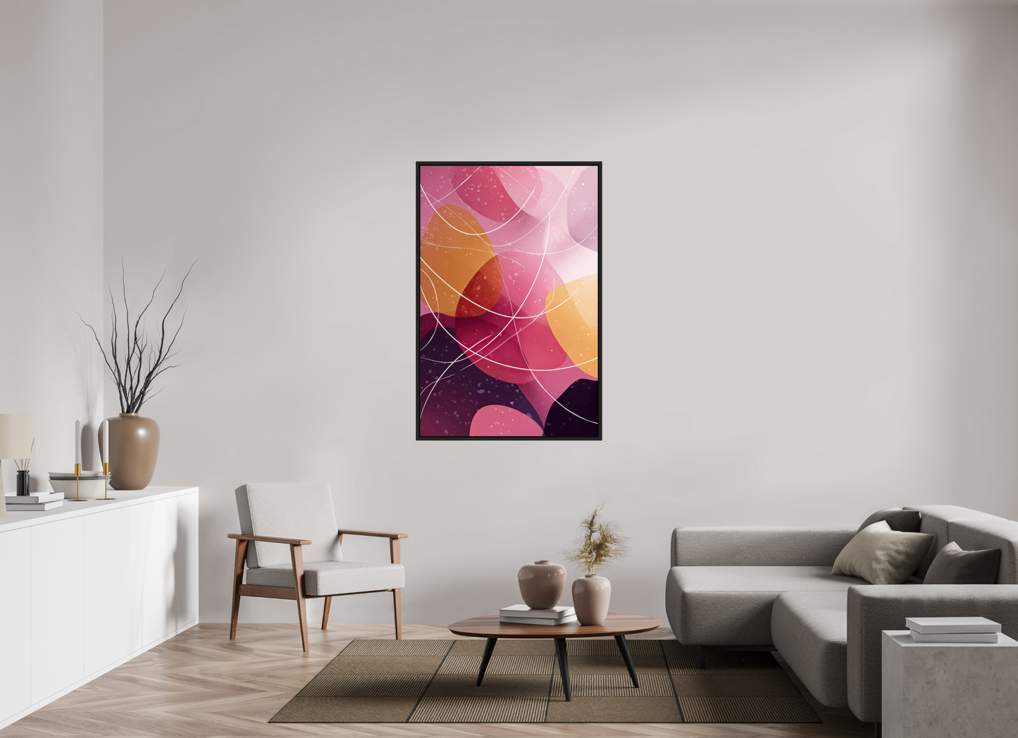 36 x 54.8″, Fine Art Print on Aluminum Dibond with Boarder Lava Lamp