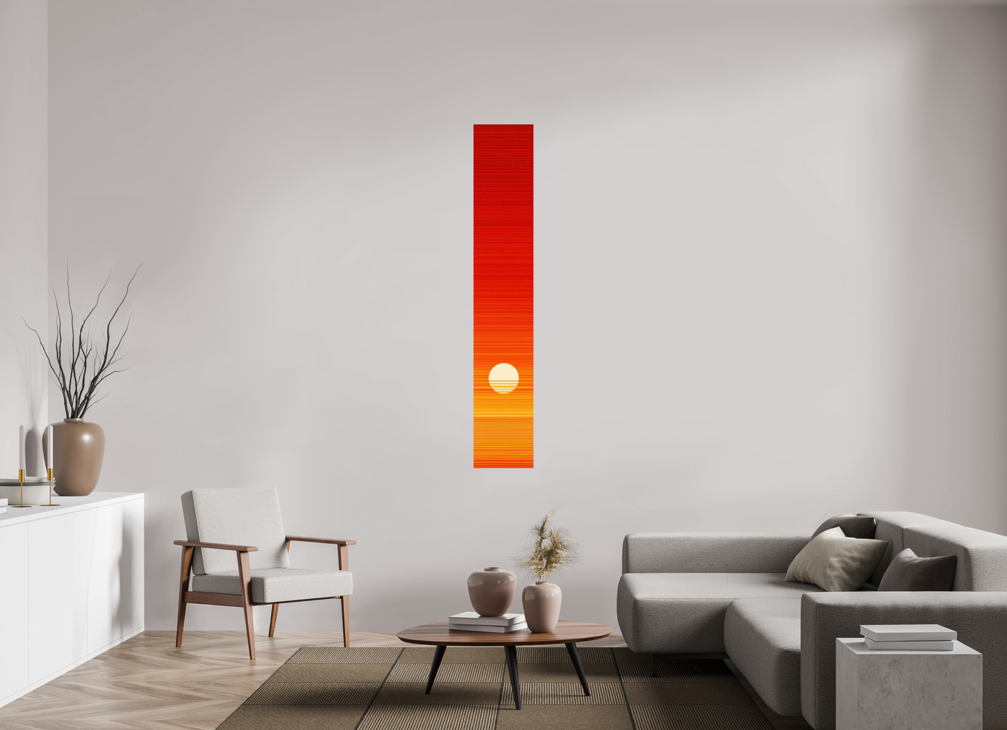 12 x 68.9″, Fine Art Print On Aluminum Dibond Desert Mirage 2