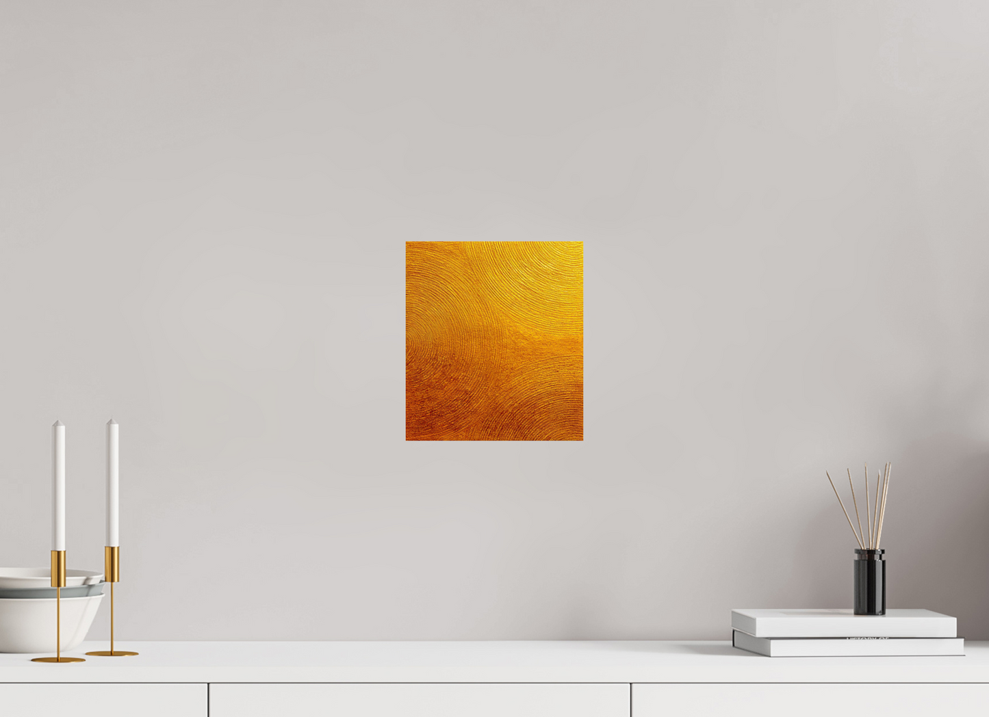 8 x 9″, Fine Art Print On Aluminum Dibond Desert Circles
