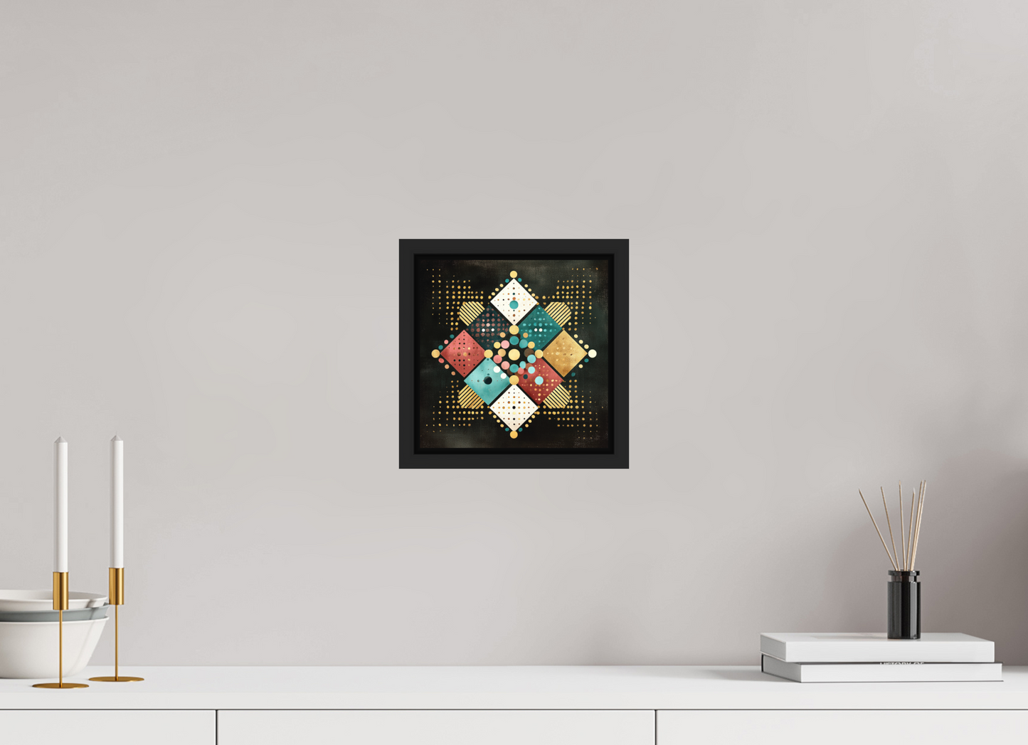8 x 8″, Photo Print on Aluminum Backing with boarder Squares